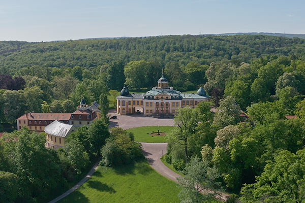 Aussenaufnahme Schloss Belvedere Weimar Thüringen